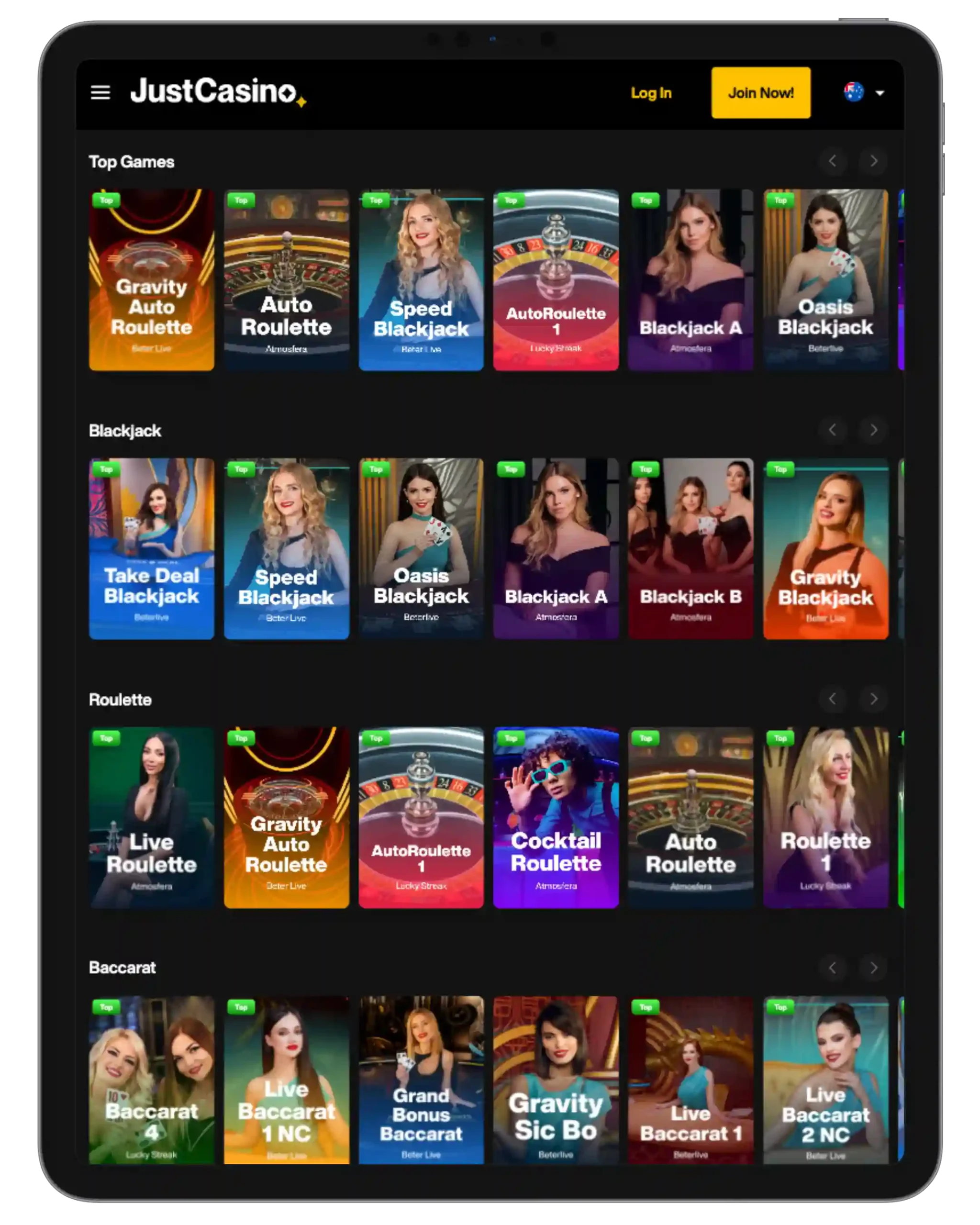 Just casino app